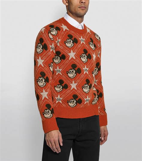 gucci mickey christmas sweater|mickey mouse wearing gucci.